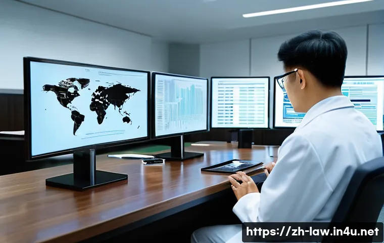 형사소송법상 증거능력 판단 - A modern courtroom scene focusing on a meticulous evidence examination process: a professional foren...